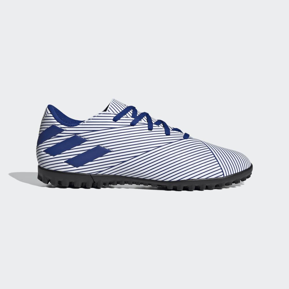 Adidas Men's Nemeziz 19.4 Turf Football Shoes White/Royal/Black Ireland FV3315